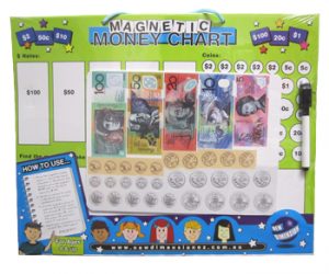 Educational Magnetic Money Chart  -  Simple Maths - Aus Currency