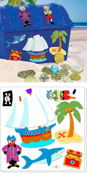 Olive Kids Wall Decal Cut Outs - Pirates