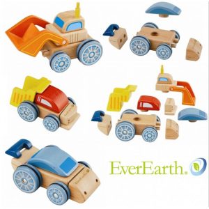 EverEarth Wooden Interchangeable Vehicle