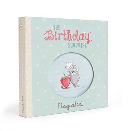 Ragtales Birthday Surprise Rag Book in Gift Box