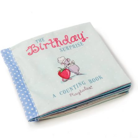 Ragtales Birthday Surprise Rag Book in Gift Box