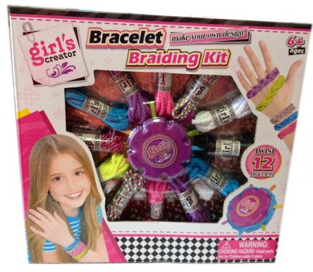 Girl's Creator Bracelet Braiding Kit