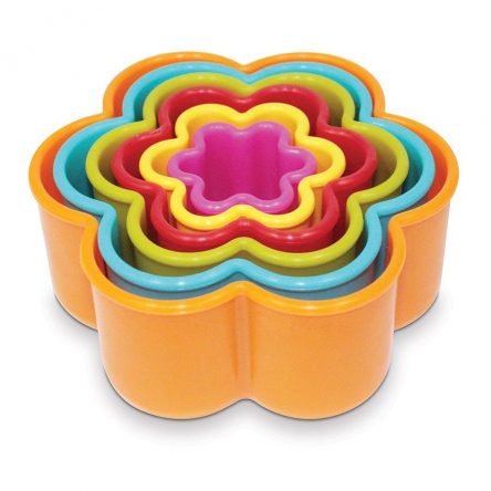 Creative Flower Shaped Cookie / Playdoh Cutters - Set 6