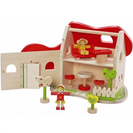 EverEarth Fairytale Dolls House with furniture and dolls