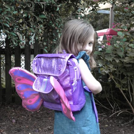 Bixbee Backpack - Small - Sparkalicious Purple Butterflyer
