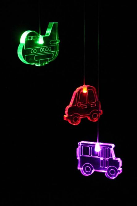 My Dream Light Childrens LED Night Light Mobile - Transport