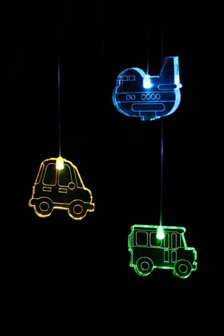 My Dream Light Childrens LED Night Light Mobile - Transport