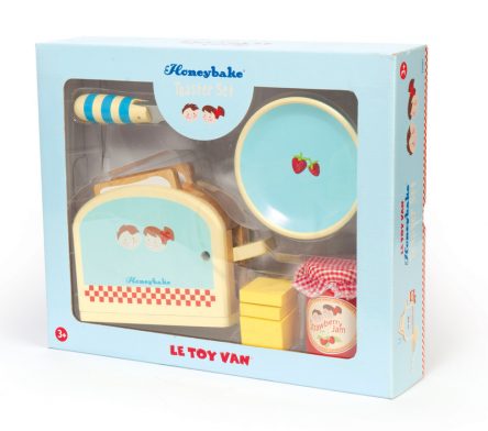 Le Toy Van Honeybake Wooden Toaster Breakfast Set
