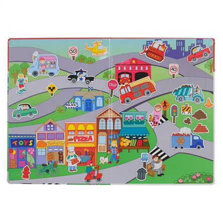 Tiger Tribe Magnetic Play Book - Transport in the City