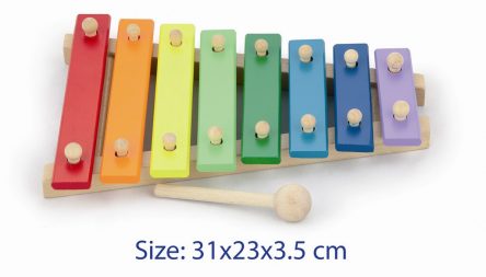 Viga Toys Lge Classic Wooden Childrens Xylophone 18mths +