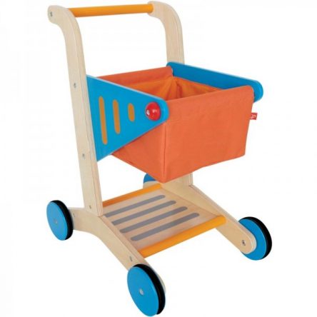 Hape Wooden Shopping Trolley Cart