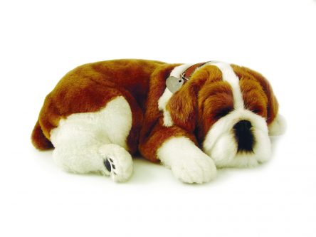 Perfect Petzzz Breathing & Sleeping Toy Puppy - Bulldog