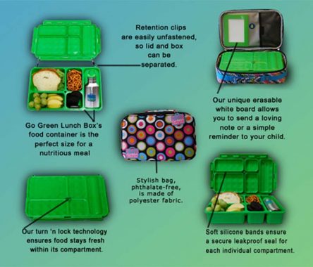 Go Green Lunch Box Set - Butterfly