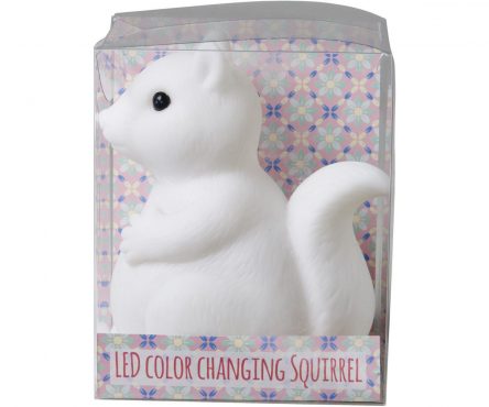Rice Colour Changing LED Squirrel Lamp Childrens Night Light