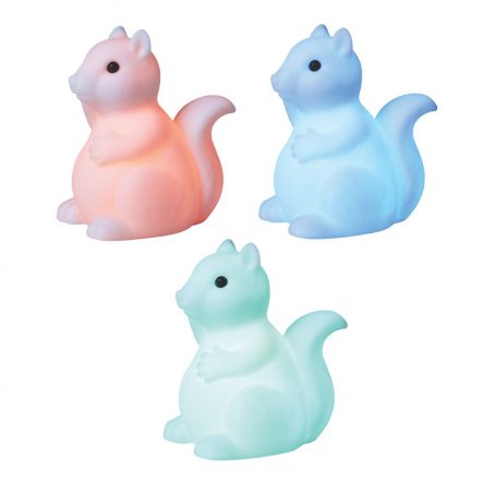 Rice Colour Changing LED Squirrel Lamp Childrens Night Light