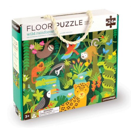 Petit Collage Floor Puzzle - Wild Rainforest