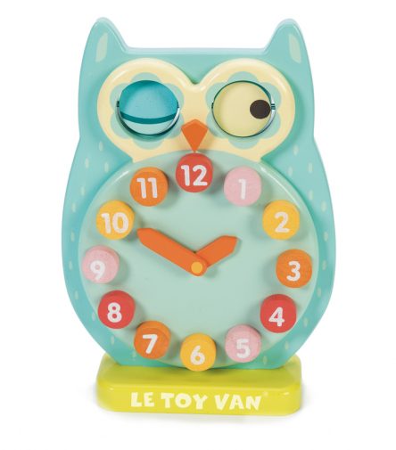 Le Toy Van Petilou Wooden Blink Owl Clock