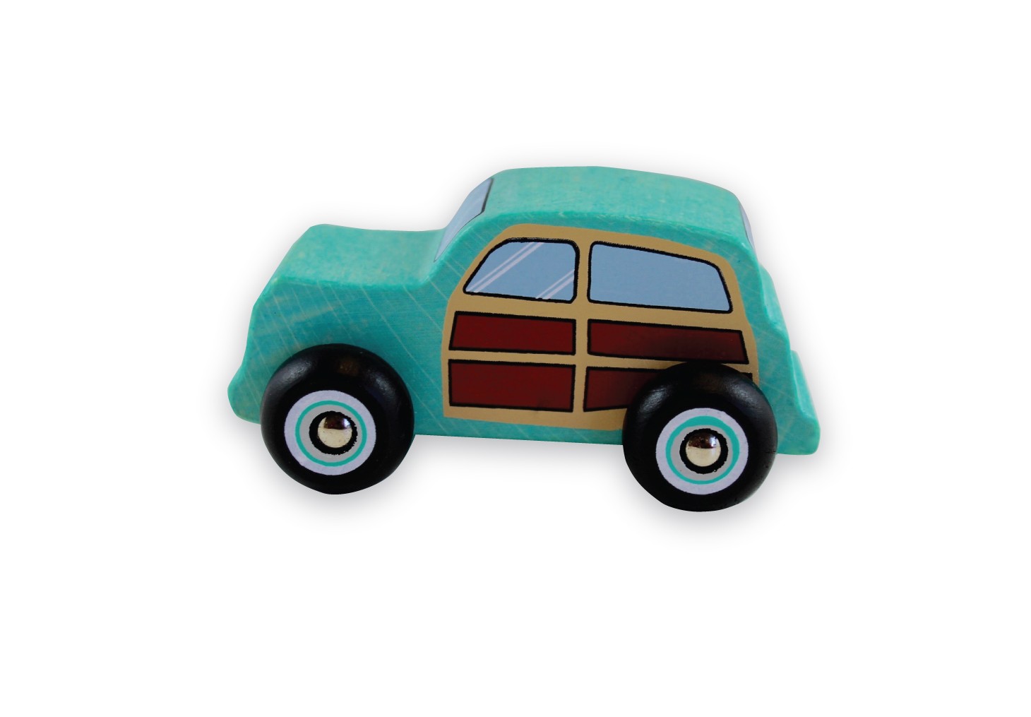 Discoveroo Wooden Beach Cars Vehicles Set of 5