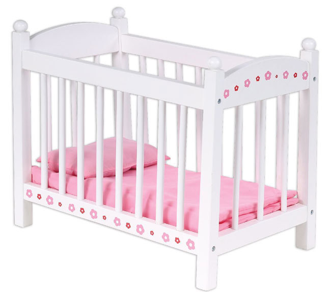 baby doll and cot