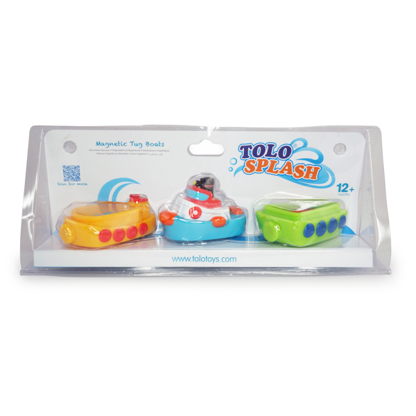 Tolo Toys Magnetic Tug Boats - Set 3 Baby Vegas